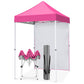 5x5 Straight Leg Pop Up Canopy Tent with One Removable Sunwall - Eagle Peak®