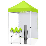 5x5 Straight Leg Pop Up Canopy Tent with One Removable Sunwall - Eagle Peak®