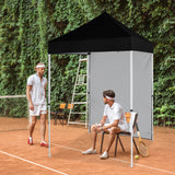 EAGLE PEAK Straight Leg Outdoor Portable Canopy Tent with Removable Sunwalls 5x5 ft, Carry Bag Included