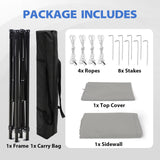 5x5 Pop Up Changing Tent, Flat Top Changing Room