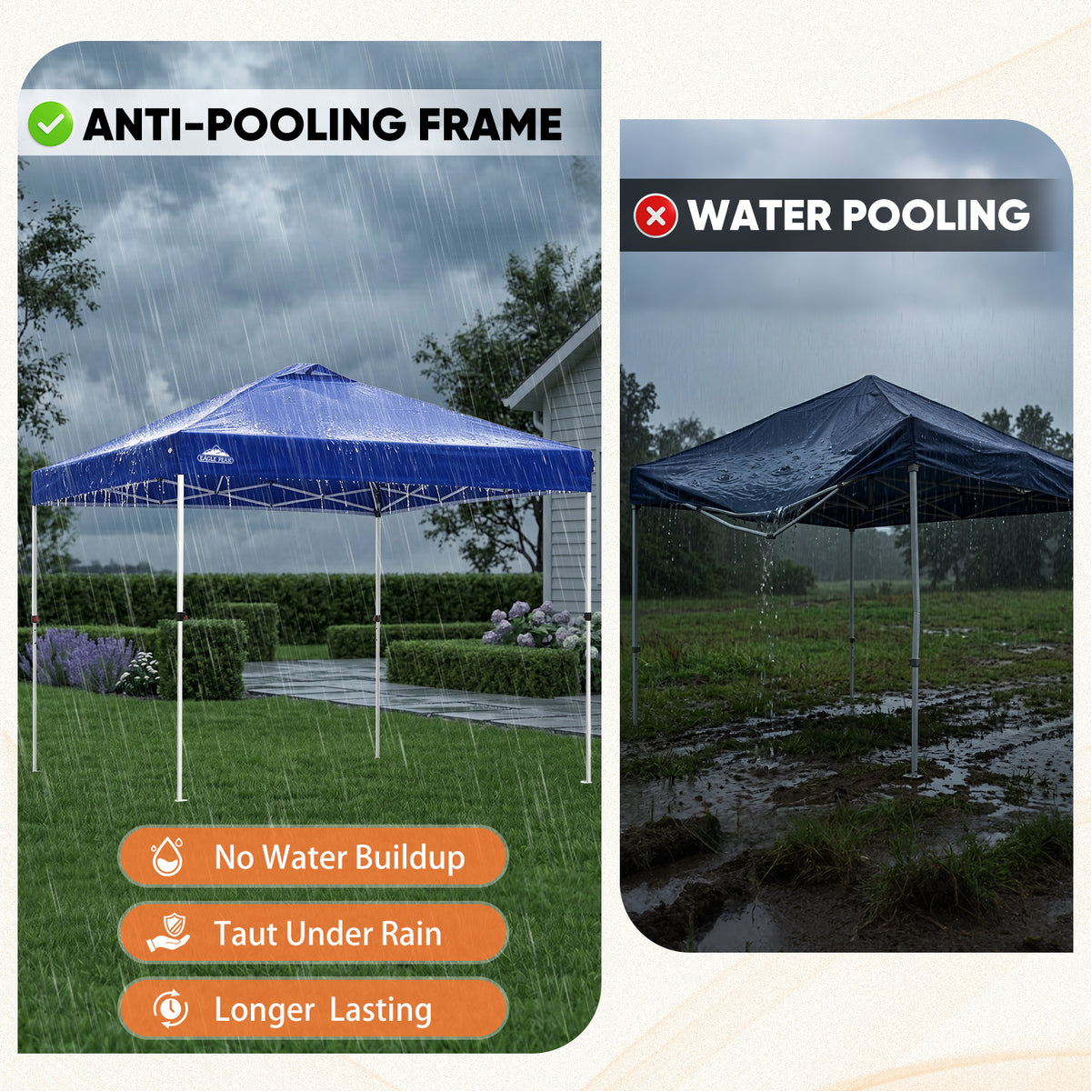 Heavy Duty 10x10 Pop Up Canopy Tent