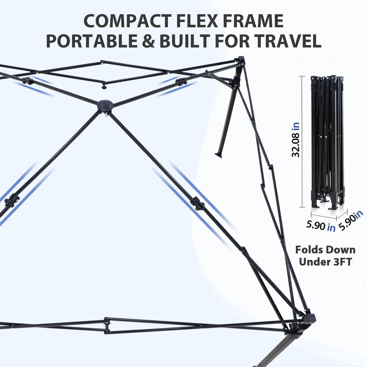 Flex Ultra Compact 5x5 Pop-up Canopy