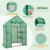 61"x28"x79"Walk in 3 - Tier Greenhouse - Eagle Peak
