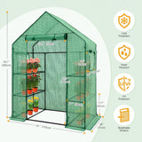 61"x28"x79"Walk in 3 - Tier Greenhouse - Eagle Peak