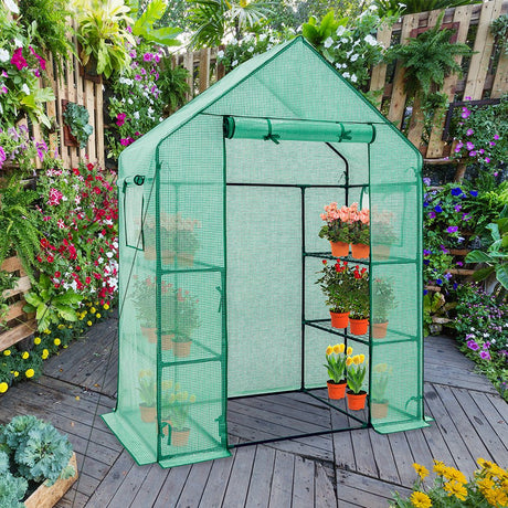 61"x28"x79"Walk in 3 - Tier Greenhouse - Eagle Peak Custom Canopy Tent