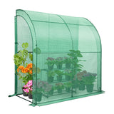 6.6x3.3x6.9 Outdoor Lean to Walk - in Greenhouse with Shelf - Eagle Peak Custom Canopy Tent