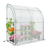 6.6x3.3x6.9 Outdoor Lean to Walk - in Greenhouse with Shelf - Eagle Peak Custom Canopy Tent