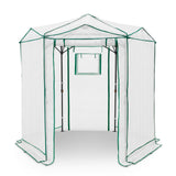 6.6x6.6 ft Hexagon Pop up Greenhouse - Eagle Peak Custom Canopy Tent