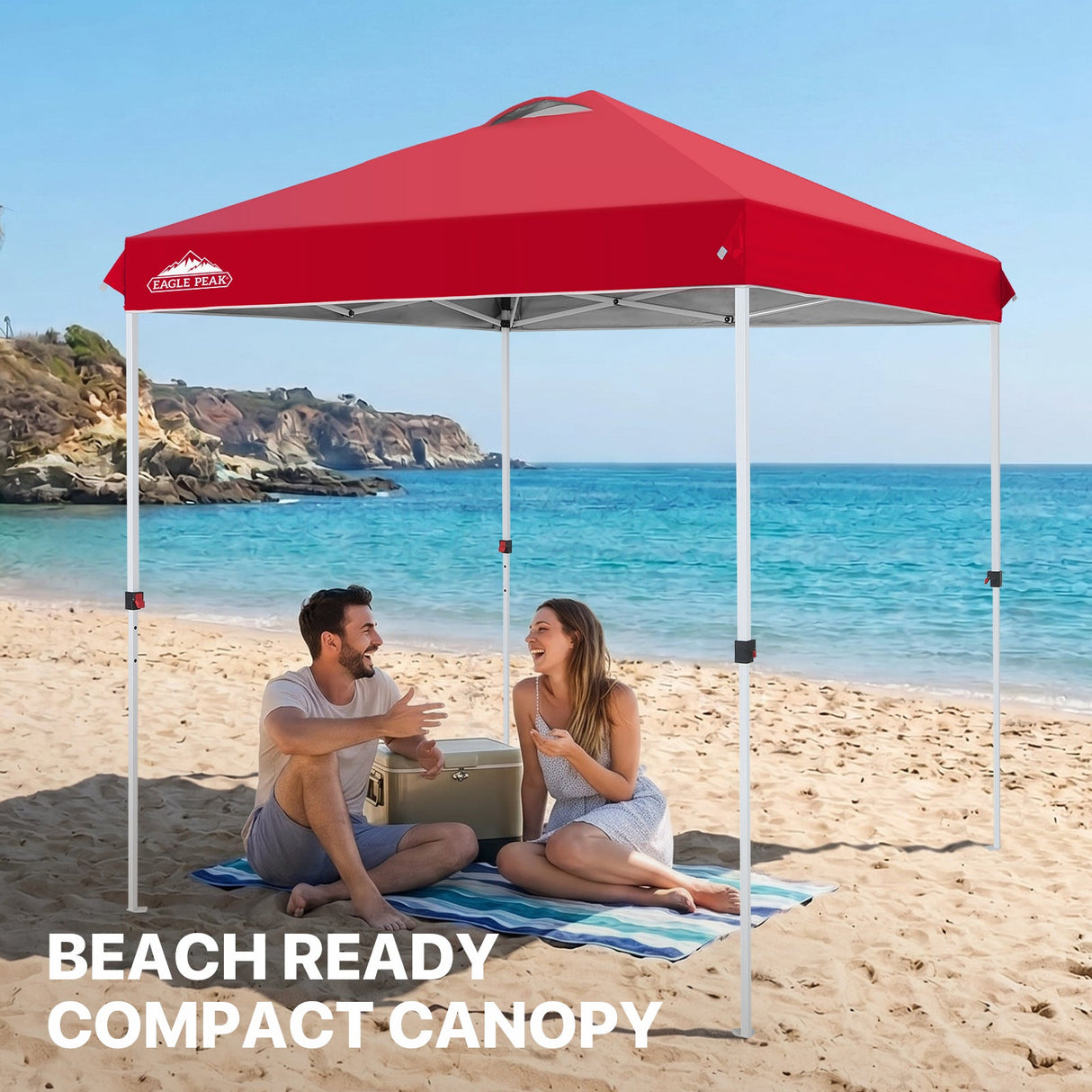 6.6x6.6 Pop Up Canopy Tent - Eagle Peak®