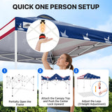 6.6x6.6 Pop Up Canopy Tent - Eagle Peak®