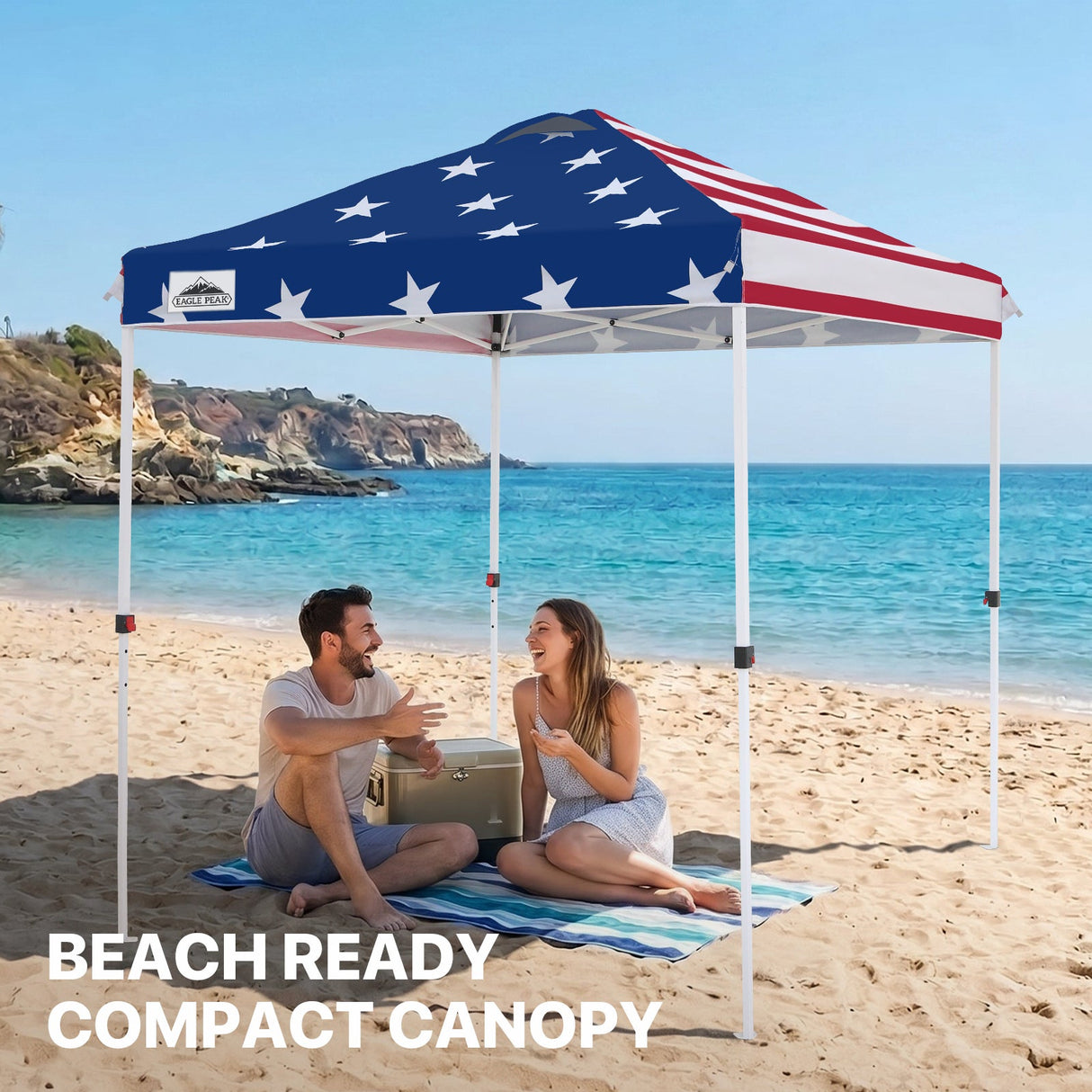 6.6x6.6 Pop Up Canopy Tent - Eagle Peak®