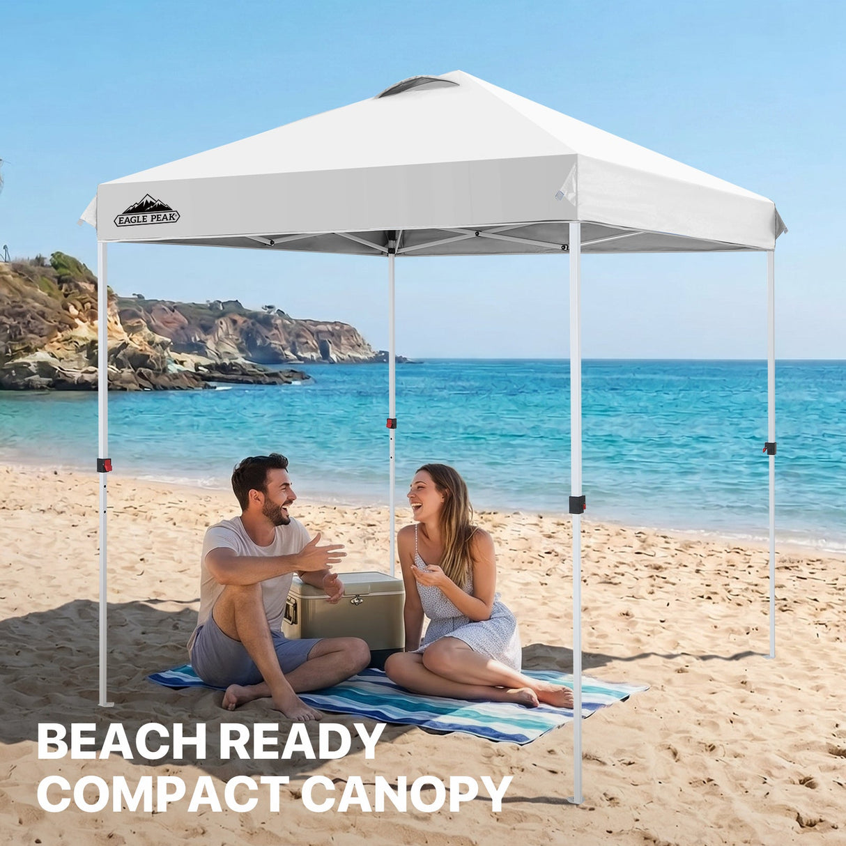 6.6x6.6 Pop Up Canopy Tent - Eagle Peak®