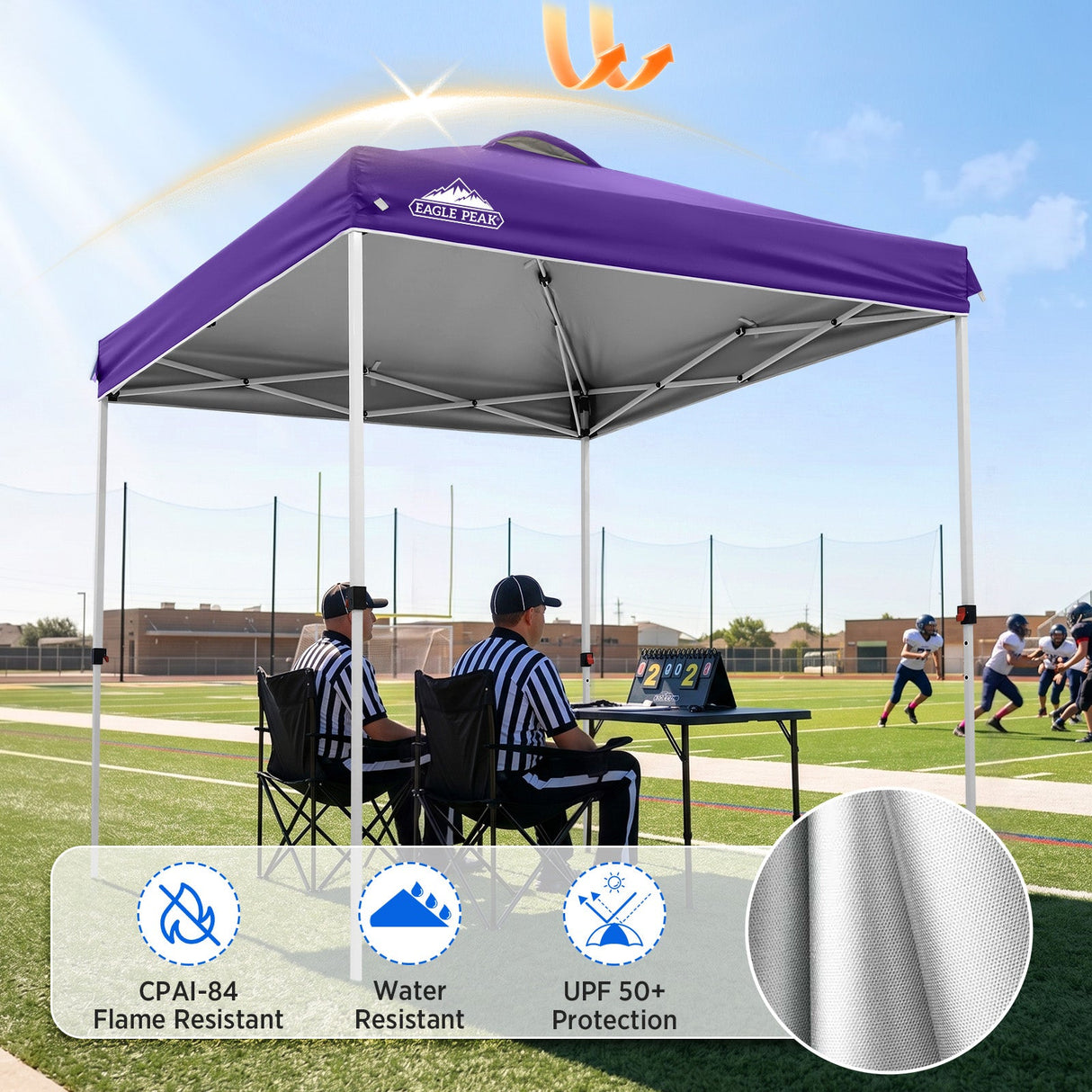 6.6x6.6 Pop Up Canopy Tent - Eagle Peak®