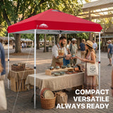 6.6x6.6 Pop Up Canopy Tent - Eagle Peak®