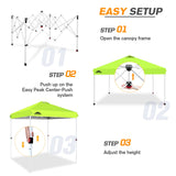 6.6x6.6 Pop Up Canopy Tent - Eagle Peak Custom Canopy Tent