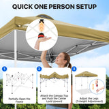 6.6x6.6 Pop Up Canopy Tent - Eagle Peak®