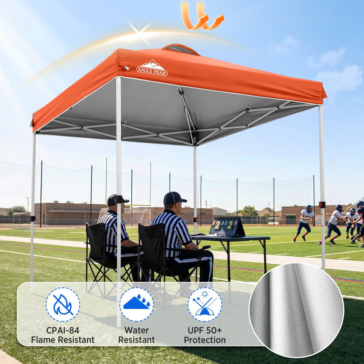 6.6x6.6 Pop Up Canopy Tent - Eagle Peak®