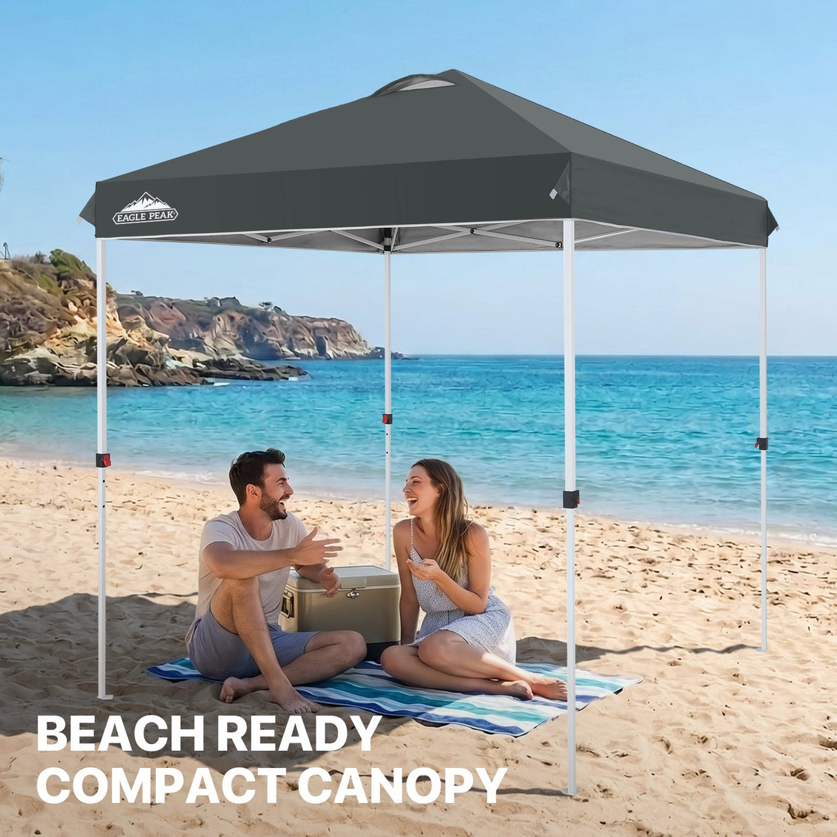 6.6x6.6 Pop Up Canopy Tent - Eagle Peak®