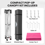 6.6x6.6 Pop Up Canopy Tent - Eagle Peak®