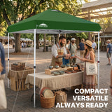 6.6x6.6 Pop Up Canopy Tent - Eagle Peak®