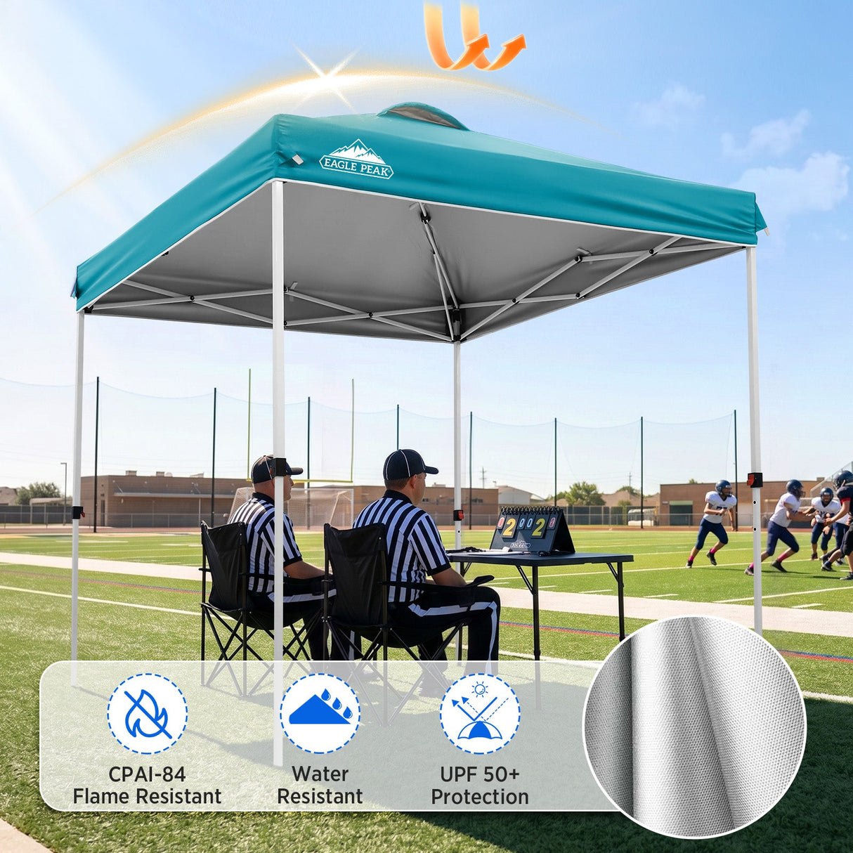 6.6x6.6 Pop Up Canopy Tent - Eagle Peak®