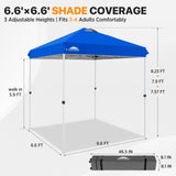 6.6x6.6 Pop Up Canopy Tent - Eagle Peak®