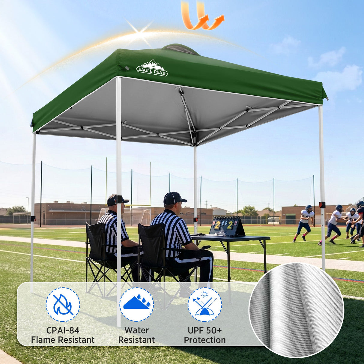 6.6x6.6 Pop Up Canopy Tent - Eagle Peak®
