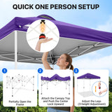 6.6x6.6 Pop Up Canopy Tent - Eagle Peak®