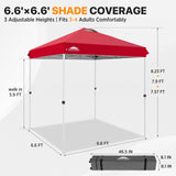6.6x6.6 Pop Up Canopy Tent - Eagle Peak®