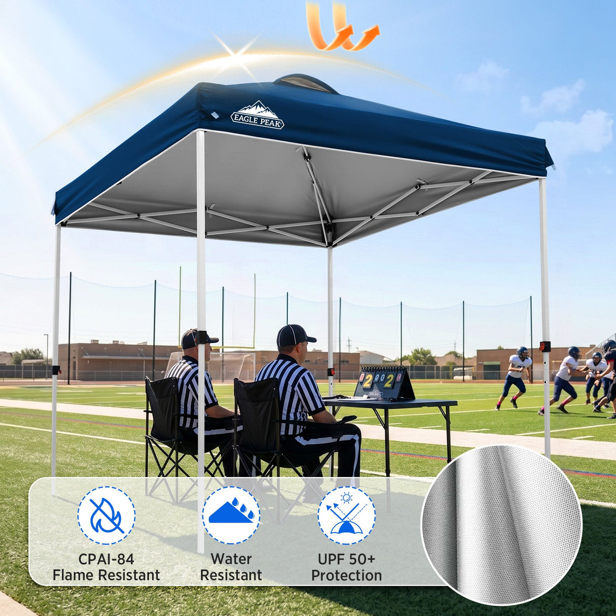 6.6x6.6 Pop Up Canopy Tent - Eagle Peak®
