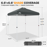 6.6x6.6 Pop Up Canopy Tent - Eagle Peak®