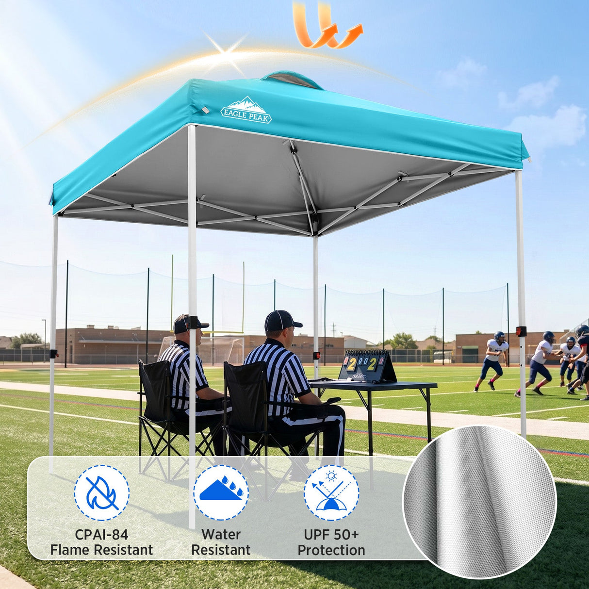 6.6x6.6 Pop Up Canopy Tent - Eagle Peak®