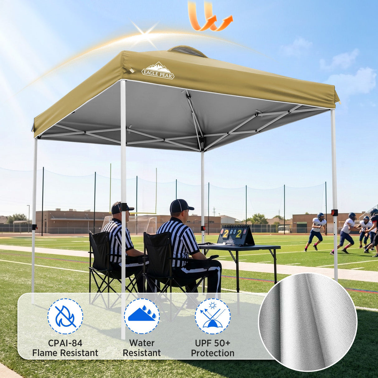6.6x6.6 Pop Up Canopy Tent - Eagle Peak®