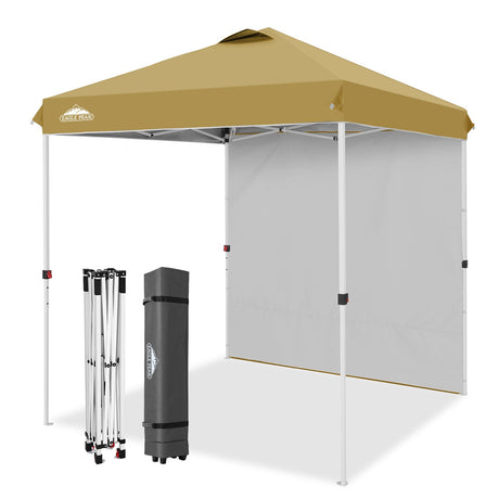 6.6x6.6 Pop Up Canopy Tent with 1 Sidewall - Eagle Peak®