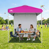 6.6x6.6 Pop Up Canopy Tent with 1 Sidewall - Eagle Peak®