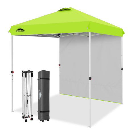 6.6x6.6 Pop Up Canopy Tent with 1 Sidewall - Eagle Peak®