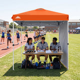 6.6x6.6 Pop Up Canopy Tent with 1 Sidewall - Eagle Peak®