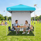 6.6x6.6 Pop Up Canopy Tent with 1 Sidewall - Eagle Peak®