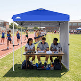 6.6x6.6 Pop Up Canopy Tent with 1 Sidewall - Eagle Peak®