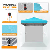 6.6x6.6 Pop Up Canopy Tent with Sidewall - Eagle Peak Custom Canopy Tent