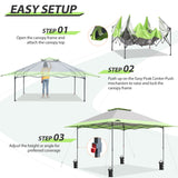 EAGLE PEAK 13x13 Straight Leg Pop Up Canopy Tent