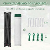 6x4/8x6/10x10 Walk In Pop Up Greenhouse