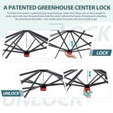 8x8 Walk In Pop Up Greenhouse