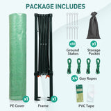 6x4 Easy Setup Small Pop Up Greenhouse - Eagle Peak®