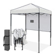 6x4 ft Instant Pop Up Canopy with Adjustable Sun Wall - Eagle Peak®