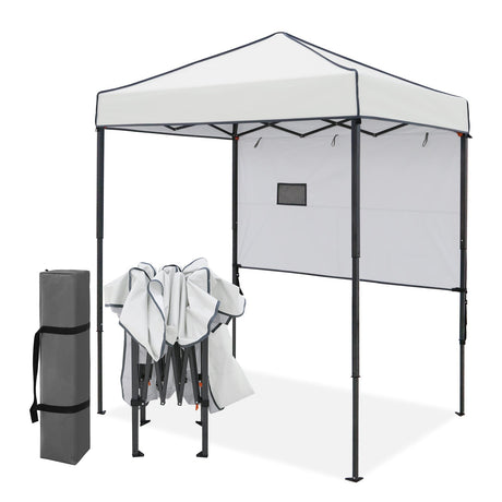 6x4 ft Instant Pop Up Canopy with Adjustable Sun Wall - Eagle Peak®