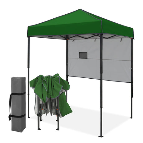 6x4 ft Instant Pop Up Canopy with Adjustable Sun Wall - Eagle Peak