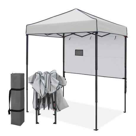 6x4 ft Instant Pop Up Canopy with Adjustable Sun Wall - Eagle Peak®