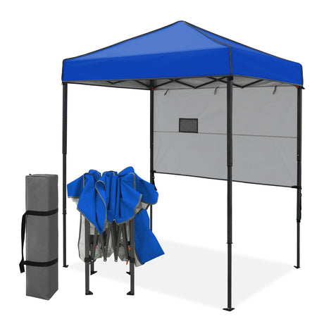 6x4 ft Instant Pop Up Canopy with Adjustable Sun Wall - Eagle Peak