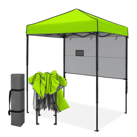6x4 ft Instant Pop Up Canopy with Adjustable Sun Wall - Eagle Peak